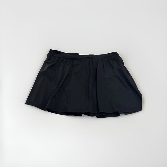 LL Bean Womens Size 18W Plus Skirt UPF 50+ Stretch Black Swim Quick Dry Outdoors - Picture 1 of 5